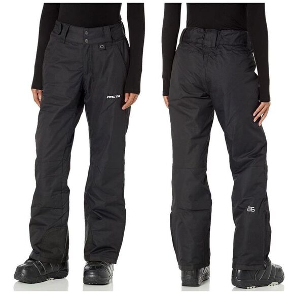 Arctix Pants - Arctix Womens Insulated Snow Pants Black Skiing Snowboard Powder Gaiter Size 3X